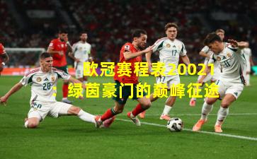 欧冠赛程表20021：绿茵豪门的巅峰征途